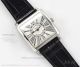 Swiss Replica Franck Muller Master Square Silver Roman Dial Black Leather 36 MM Automatic Watch (2)_th.jpg